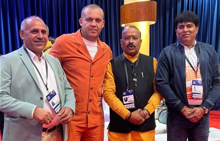 भारतीय प्रतिनिधिमंडल ने IBA अध्यक्ष उमर क्रीमलेव से की मुलाक़ात:डॉ. राकेश मिश्र